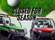 Golf and UTV Rentals Closed for the Season