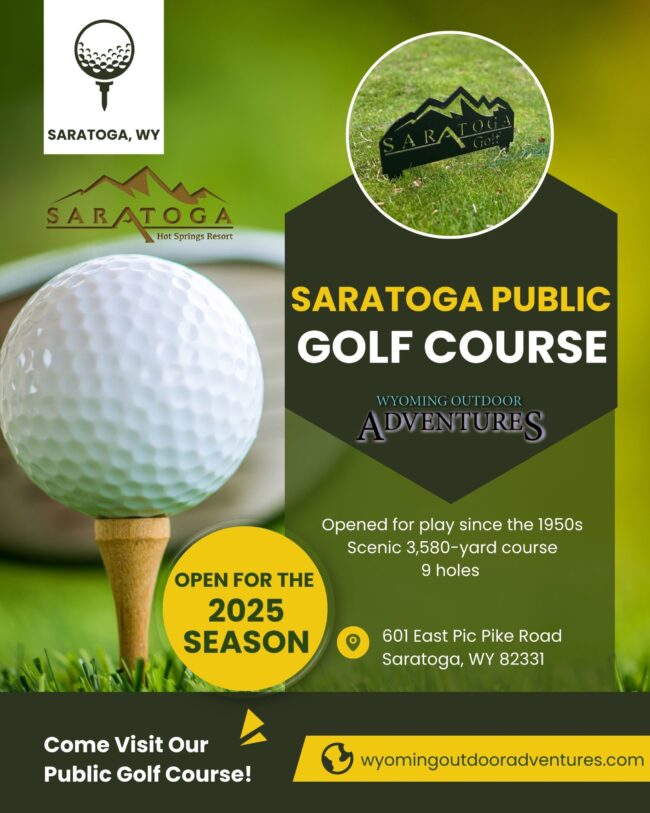 Saratoga Public Golf Course Open for 2025 Saratoga Public Golf Course Open for 2025